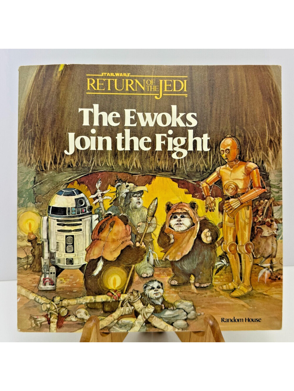Vtg 1983 Star Wars Return of the Jedi The Ewoks Join The Fight Children's Book